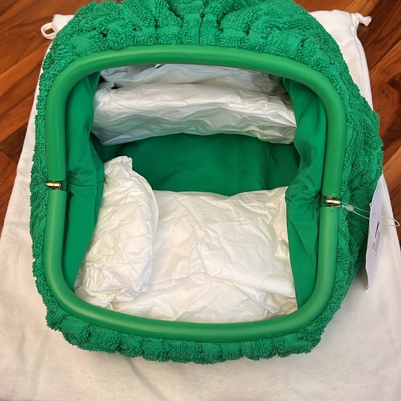 Bottega Veneta Teen Intrecciato Terry Cloth Clutch Bag, NEW - Picture 11 of 11